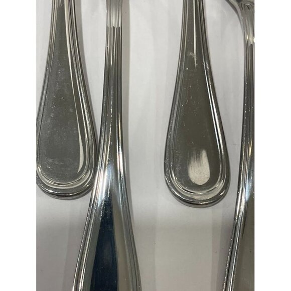 Set Of 8 Vintage Serrated edge citrus Oneida Stainless Steel Demitasse Spoons 4. - Picture 12 of 15